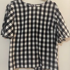 Gingham blouse